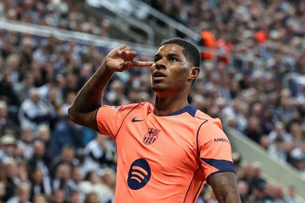 Marcus Rashford erzielte das erste Tor des FC Barcelona in der neuen Champions-League-Saison Marcus Rashford erzielte das erste Tor des FC Barcelona in der neuen Champions-League-Saison